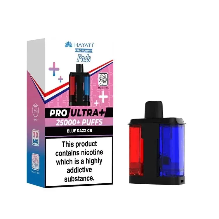 Hayati Pro Ultra Plus 25K Prefilled Pods - Box of 5