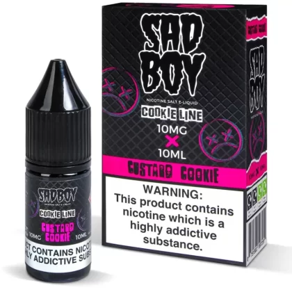 Sadboy Custard Cookie Nic Salt Vape Juice - 10 Pack