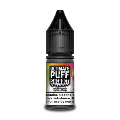 Ultimate Puff Sherbet Rainbow 10ml Vape Juice - 10 Pack - Strength