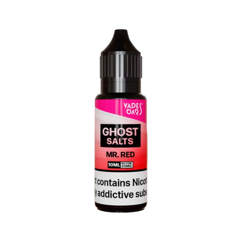 Vapes Bars Ghost Salts Mr Red Nic Salt - 10 Pack