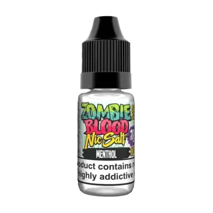 Zombie Blood Menthol Nic Salt Vape Juice - 10 Pack - Strength
