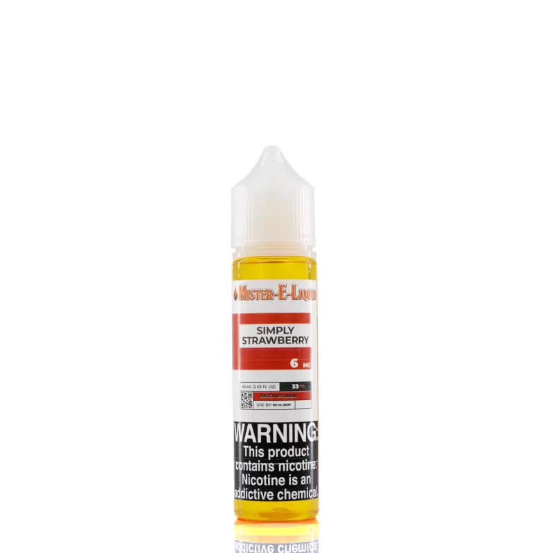 Mister E-Liquid - Simply Strawberry - 60ml - 18mg - Image 2