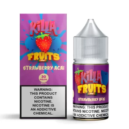 Sale $10.20 – Strawberry Açaí by Killa Fruits Salts Series 30mL