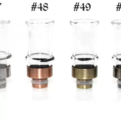 Wide Bore Glass Drip Tip