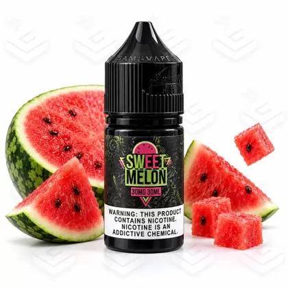 سالت نیکوتین سمز ویپ هندوانه ۳۰ میل — Sams Vape Sweet Melon Salt Nicotine 30ML