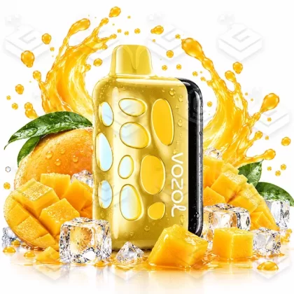 پاد یکبار مصرف ریو ۴۰۰۰۰ پاف کمپانی وزول طعم انبه یخ | Vozol Rave 40000 Puffs Mango Ice