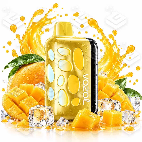 پاد یکبار مصرف ریو ۴۰۰۰۰ پاف کمپانی وزول طعم انبه یخ | Vozol Rave 40000 Puffs Mango Ice