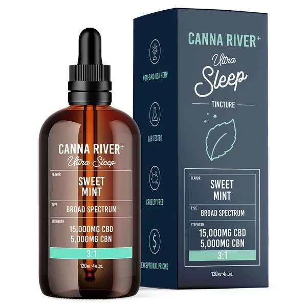 Canna River⁺ Broad Spectrum CBD Ultra Sleep Tincture 120mL