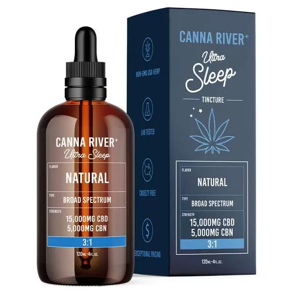 Canna River⁺ Broad Spectrum CBD Ultra Sleep Tincture 120mL - Image 2