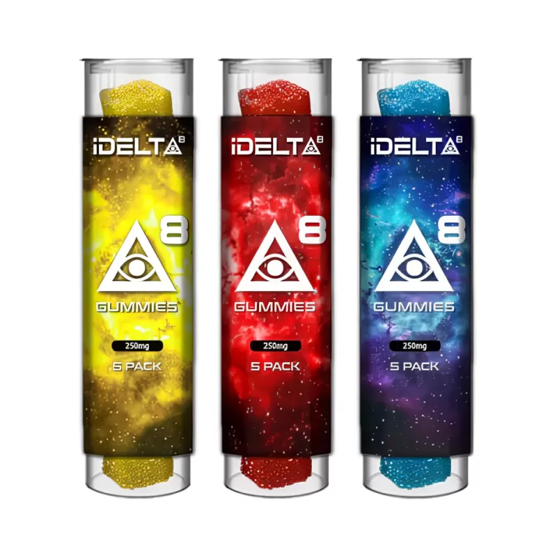 iDELT∆ Premium Delta 8 Gummies 150mg (5CT Party Pack)