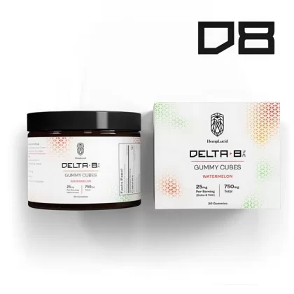 Delta 8 THC Gummy Cubes 750mg – 30 Count