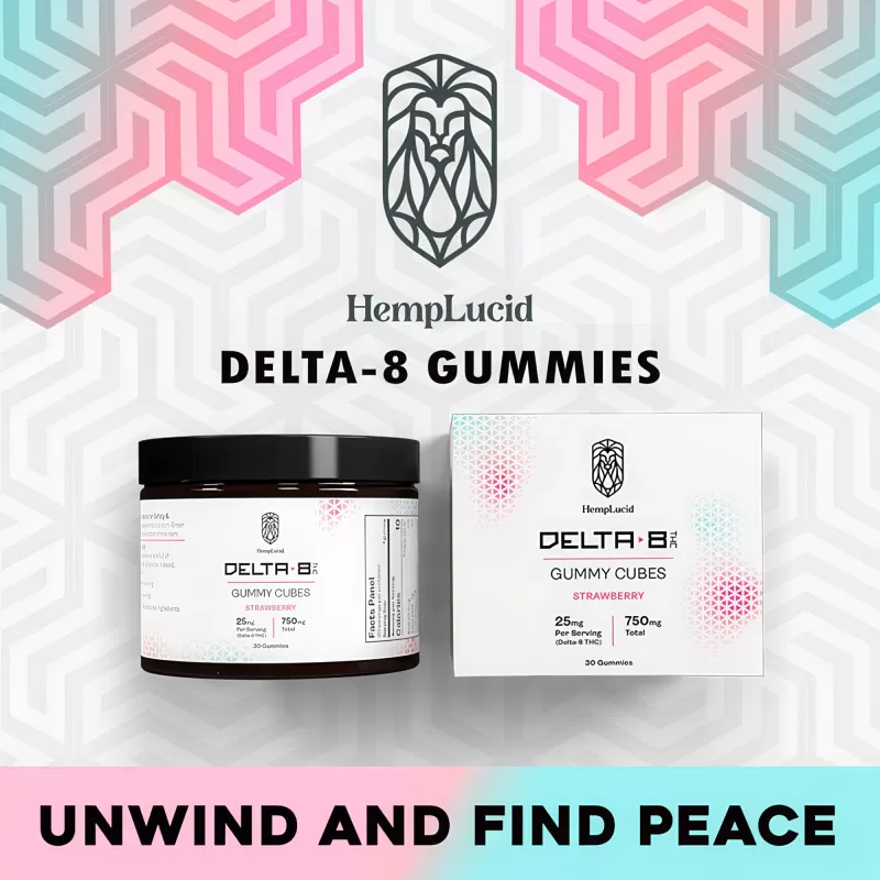 Delta 8 THC Gummy Cubes 750mg – 30 Count - Image 3