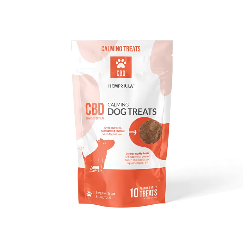 Hempzilla CBD Calming Dog Treats – 5mg Per Treat