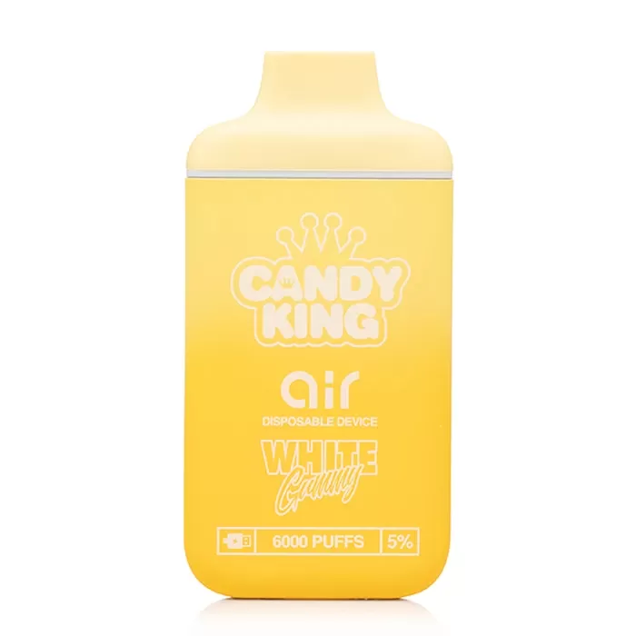 Candy King Gold Bar 6000 Puffs Disposable Vape - White Gummy