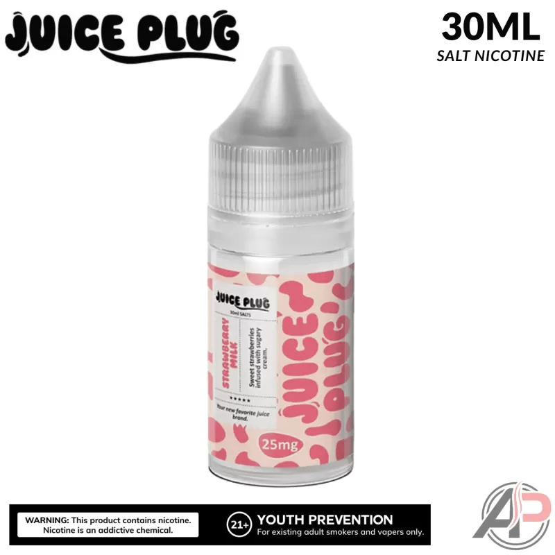 Juice Plug Strawberry Milk Salt Nicotine 30mL - Image 2