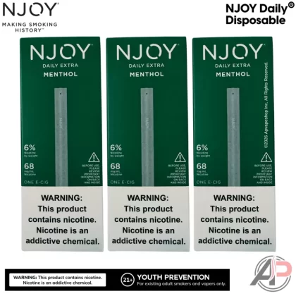 Njoy Daily Extra Menthol Disposable Vape Device
