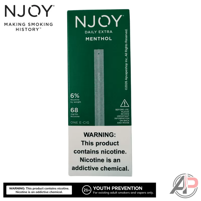 Njoy Daily Extra Menthol Disposable Vape Device - Image 2