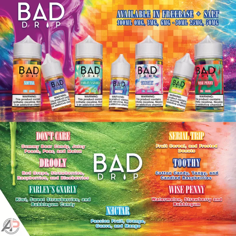 Bad Drip Labs Don’t Care E-Liquid 100mL - Image 2