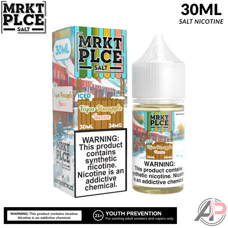 MRKT PLCE Iced Feijoa Pineapple Guava Salt Nicotine 30mL