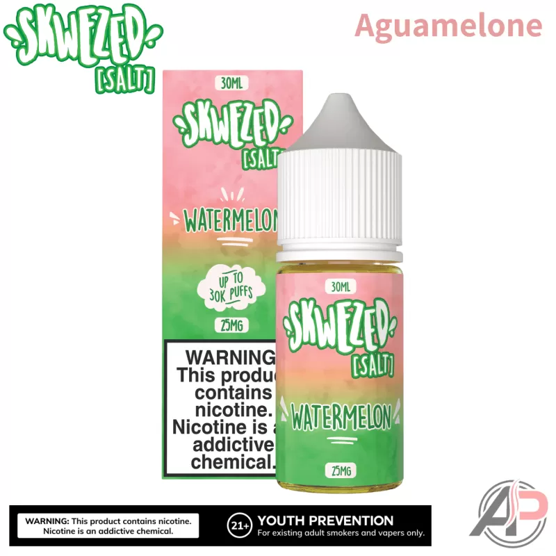 Skwezed Watermelon Aguamelone Salt Nicotine 30mL - Image 2
