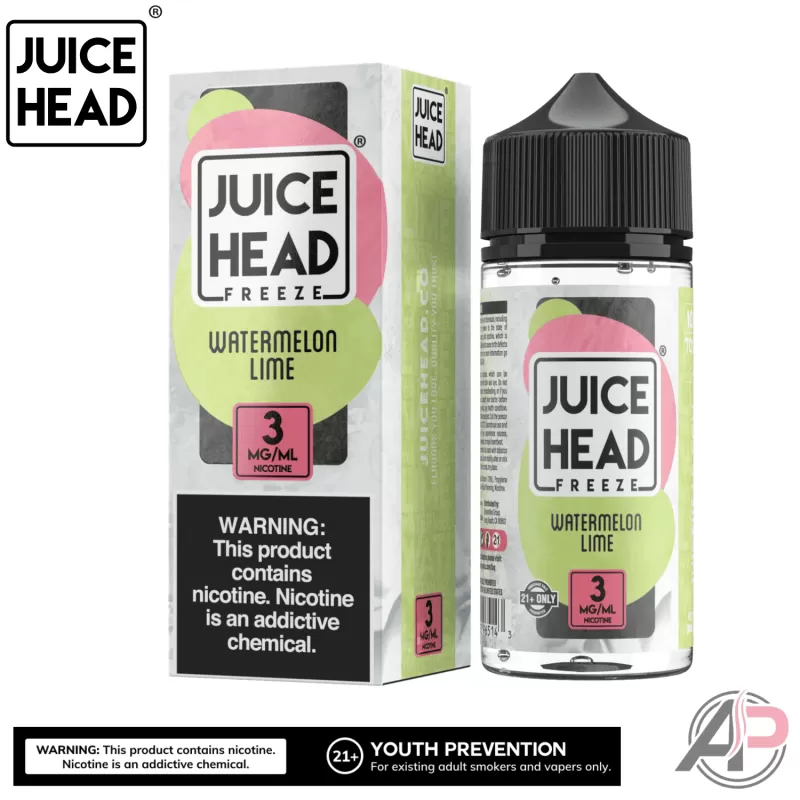 Juice Head Watermelon Lime Freeze E-Liquid 100mL - Image 2
