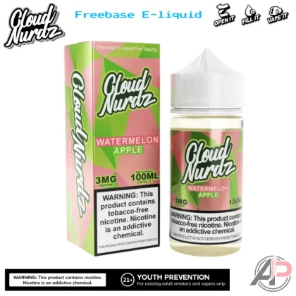 Cloud Nurdz Watermelon Apple E-Liquid 100mL