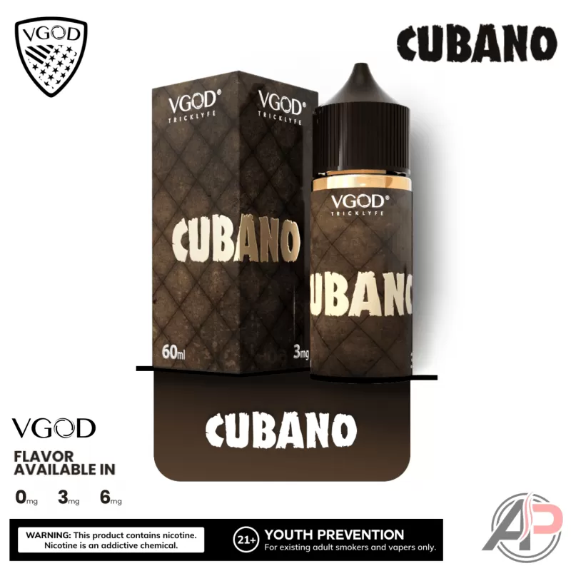 Vgod Cubano E-Liquid 60mL - Image 2
