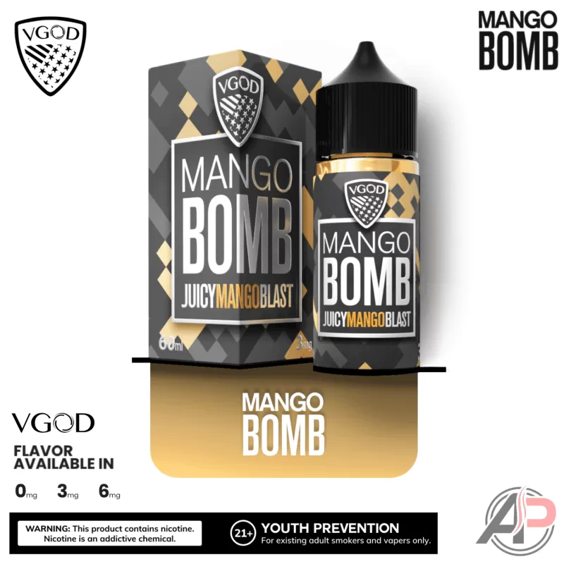 Vgod Mango Bomb E-Liquid 60mL - Image 2