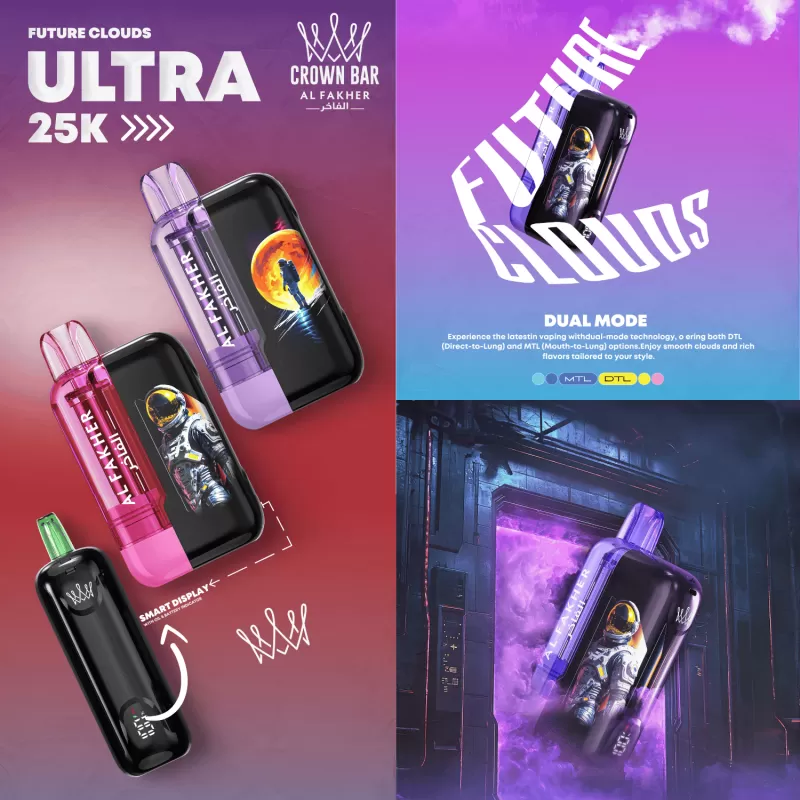 Al Fakher Crown Bar Ultra 25000 Puffs Disposable Vape Device - Image 2