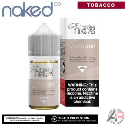 Naked 100 Cuban Blend Salt Nicotine E-Liquid 30mL