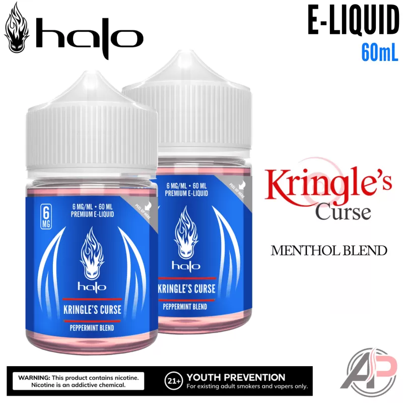 Halo Kringles Curse Peppermint Blend E-Liquid 60mL