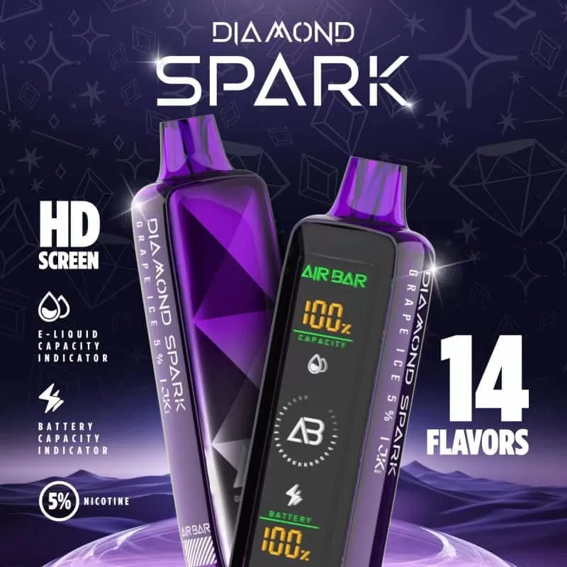 Air Bar Diamond Spark 15000 Puffs Disposable Vape Device - Image 3