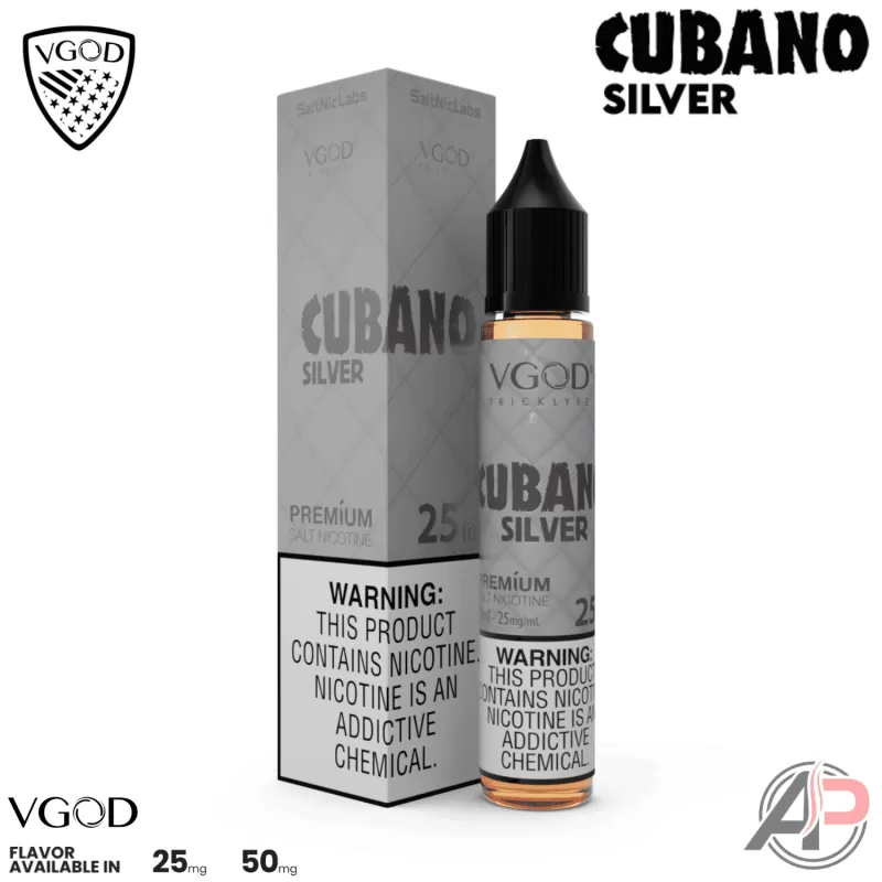 Vgod Cubano Silver Salt Nicotine 30mL