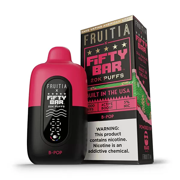 Fifty Bar x Fruitia Disposable | 20000 Puffs