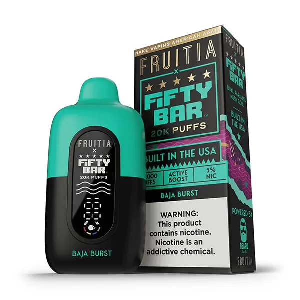 Fifty Bar x Fruitia Disposable | 20000 Puffs - Image 3