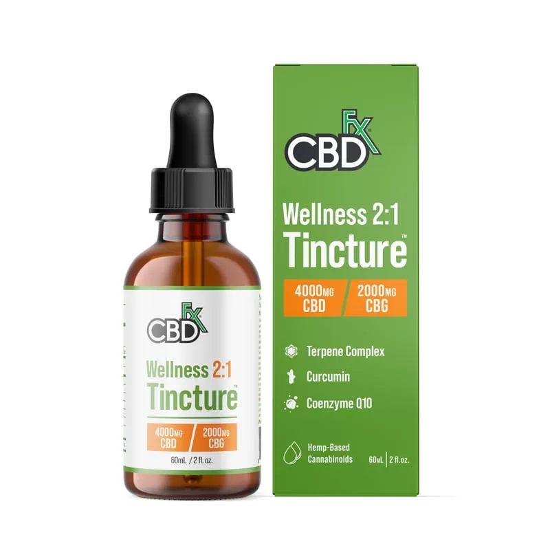 CBD + CBG Oil Wellness Tincture 1000-6000mg - Image 3