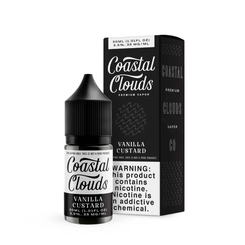 Coastal Clouds Vanilla Custard 30ml Salt E-Juice