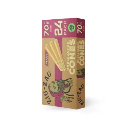 Zig Zag 70MM Cones (Pack of 1)-24COUNT