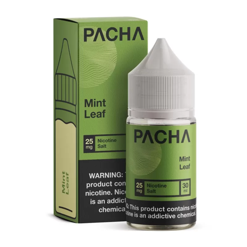 Pacha Salts Mint Leaf Synthetic Nicotine E-Juice 30ml