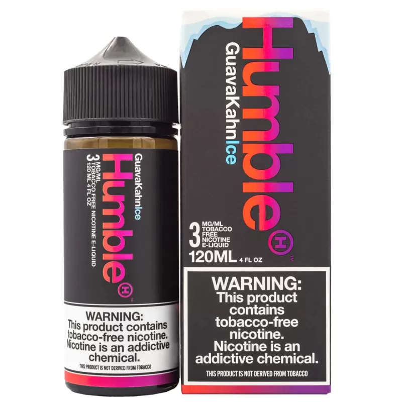Guava Kahn Ice 120ml Tobacco Free Nicotine E-Juice | Humble