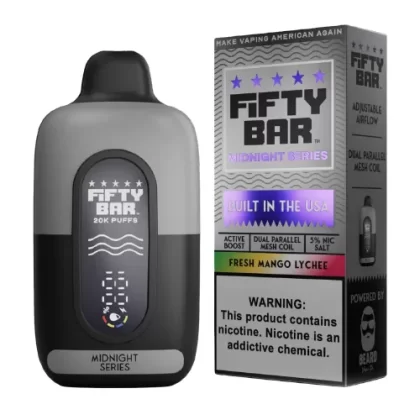 Fresh Mango Lychee Disposable Vape (20000 Puffs) by Fifty Bar 20K