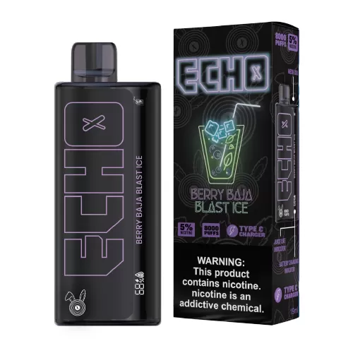 Berry Baja Blast Ice Disposable Vape (8000 Puffs) by ECHO