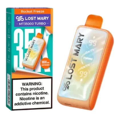 Rocket Freeze Disposable Vape (35000 Puffs) by Lost Mary MT35000 Turbo