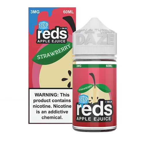Strawberry ICED by Reds Apple Ejuice 60ml - Image 2