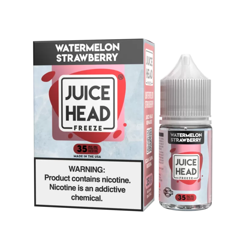 Juice Head Freeze Salt Watermelon Strawberry Freeze eJuice