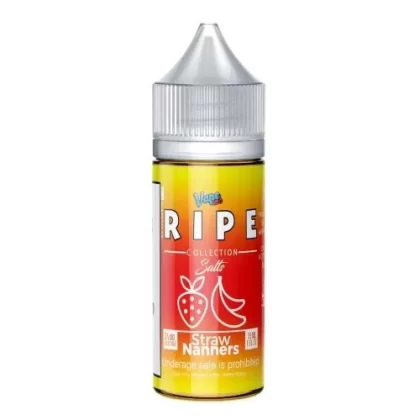 Ripe Collection Salt E-Liquid – Straw Nanners 30ml