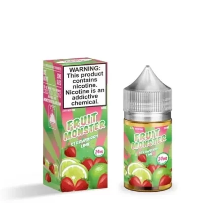 Fruit Monster Salt E-Liquid – Strawberry Lime 30ml