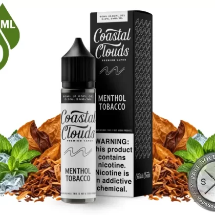 Menthol Tobacco Coastal Clouds 60ml
