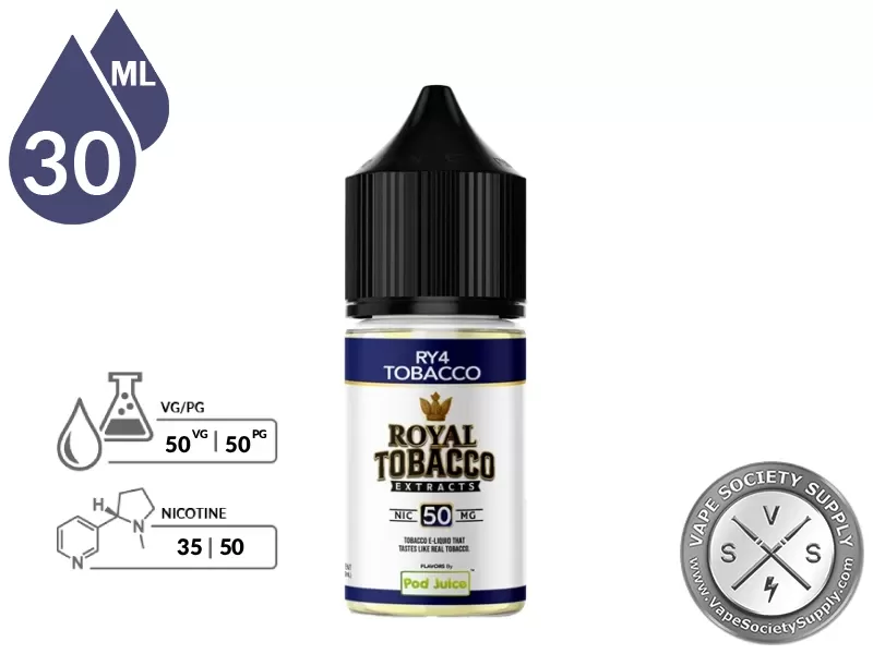 RY4 Tobacco Royal Tobacco Salt 30ml - Image 2