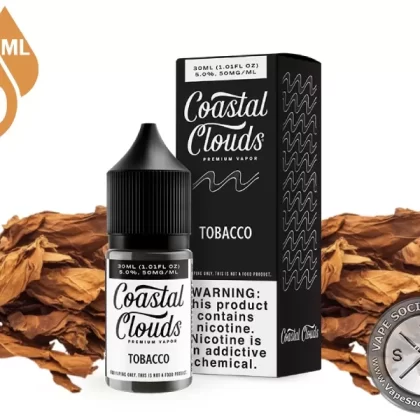Tobacco Coastal Clouds Salt 30ml